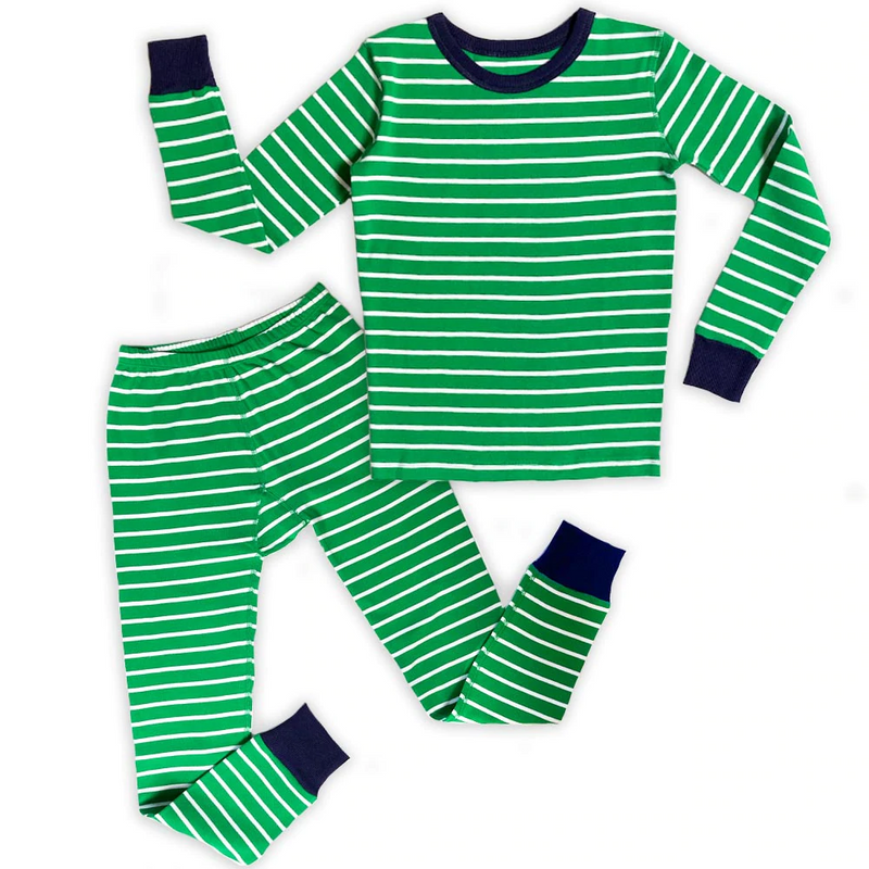 100% Organic Cotton Long Sleeve Pajamas for Kids: FINAL SALE