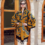Anyyou 100% Merino Wool Orange Neck Wrap Silk Satin Large Winter Scarf Pashmina Shawl Bandana Perfect For Women Ladies Fashion Style