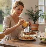 Anygleam Silver Stainless Steel Food Slicer – Multi-Function Kitchen Tool for Fruits, Vegetables & More
