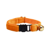 Anypet Large Sunset Orange Cat Collar with Safety Buckle, Bell & Durable Adjustable Strap – Stylish Comfortable Pet Accessory for Cats