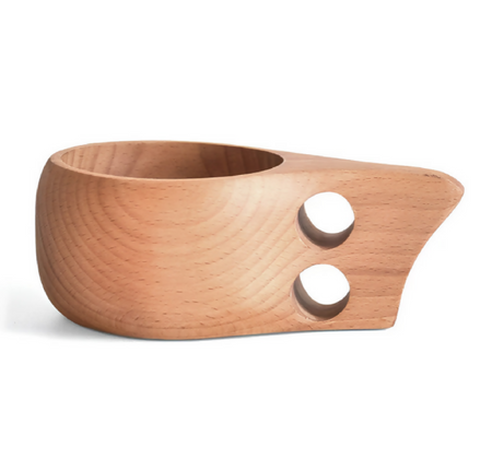 Anygleam Brown Style 1 Wooden Cup Coffee Mug Kitchen Tools Accessories