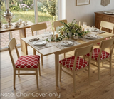 Anyseat Red White Print Chair Cover – Stretch Washable Removable Seat Cover for Dining & Kitchen