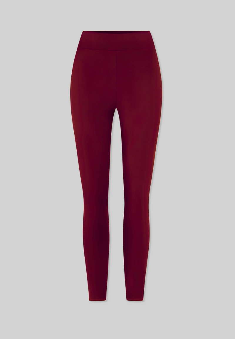 Organic Cotton Leggings, Ruby Wine
