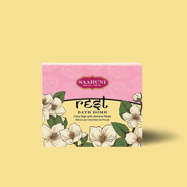 Rest Bath Bomb with Clary Sage & Jasmine Petals