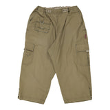 Real Men Cargo Shorts - Medium Beige Cotton Blend