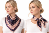 Anyyou Fashion Premium Satin Square Scarf – Khaki Silk-Feel Neckwrap for Women