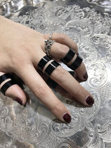 Pleather Rings