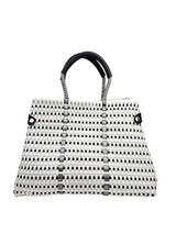 Less Pollution Convertible Handbag - Silver White Luxe