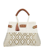 Less Pollution Convertible Handbag- French Gold