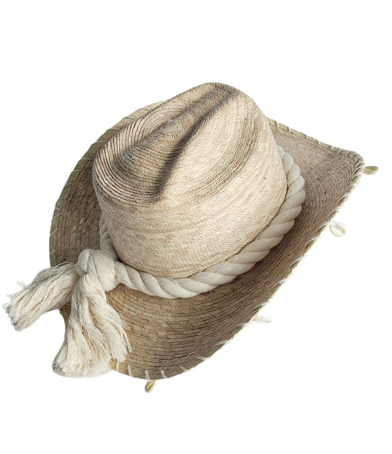 Coastal Cowgirl Hat with Shells