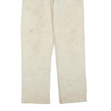 CARHARTT Mens Regular Beige Cotton Blend Straight Leg Trousers W32 L29 Workwear