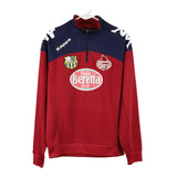 Age 14 Polisportiva lamezia Kappa Football 1/4 Zip - Medium Block Colour Polyester