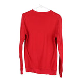 NASA Live 978 Spellout Sweatshirt - Small Red Cotton Blend