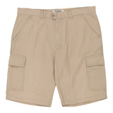 Sea Barrier Cargo Shorts - 38W 11L Beige Cotton