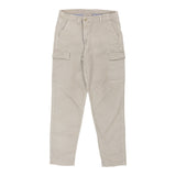 Kappa Cargo Trousers - 38W 32L Cream Cotton