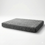 Gray cushion on a white background

