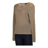Gianfranco Ferre Jumper - XL Beige Cotton Blend