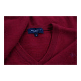 Vintage red Burberry London Jumper - mens small