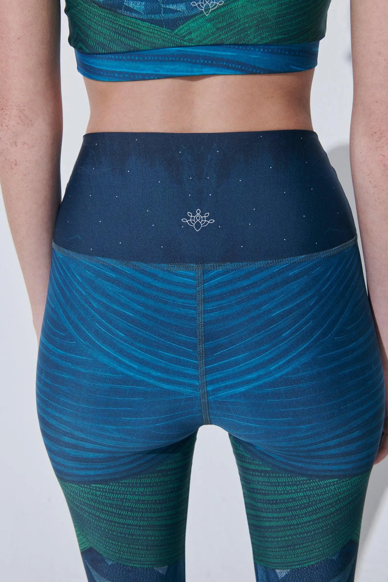 SPIRITUAL WARRIOR LEGGINGS - SACRED MIRRORS - Inhala Soulwear