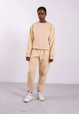 organic cotton sweatpants oat