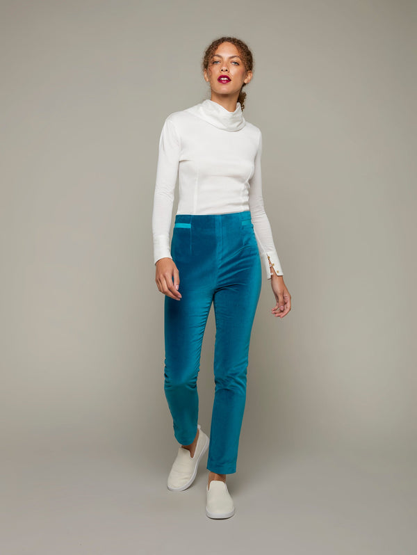 BUD | High-Waist Velvet Trousers