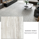Anyhouz 10pcs Vinyl Wall Tiles – Shell Pattern Design, Waterproof