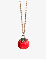 Juice Ceramics Tomato Charm Necklace