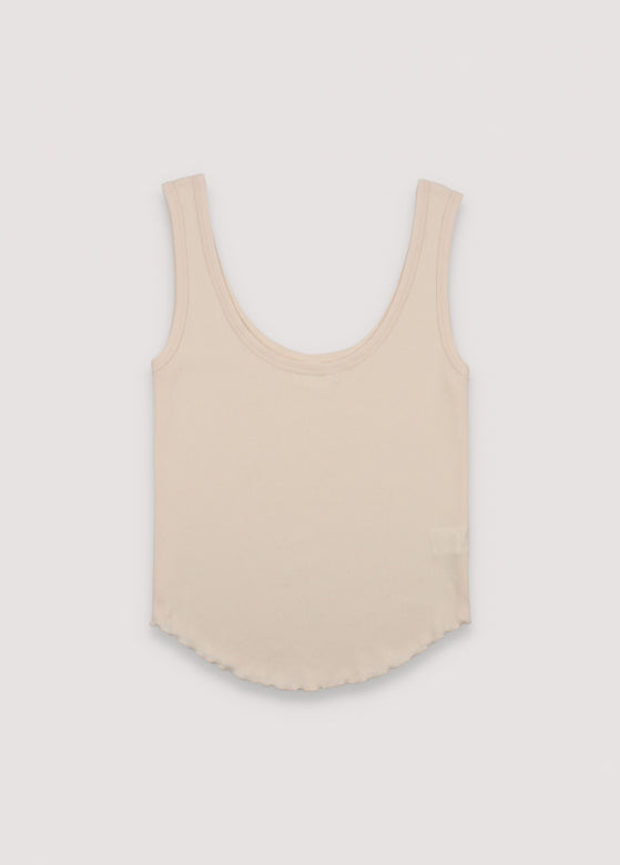 Organic cotton tank top - White