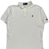 Polo By Ralph Lauren Polo Shirt - Large White Cotton