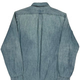 Ralph Lauren Denim Shirt - Large Light Wash Cotton
