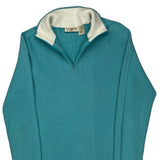 Ralph Lauren 1/4 Zip - Medium Blue Cotton