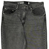 Silver Tab Levis Loose Jeans - 34W 32L Gray Cotton