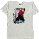 Rose Cartoon T-Shirt - Large White Cotton