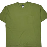 90S Blank Old Navy T-Shirt - XL Green Cotton
