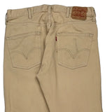 501 Levis Jeans - 38W 32L Beige Cotton