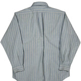 Ralph Lauren Striped Shirt - Medium Blue Cotton