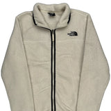 The North Face Fleece Jacket - Medium Cream Polyester