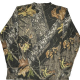 Mossy Oak Camo Long Sleeve T-Shirt - XL Camo Cotton