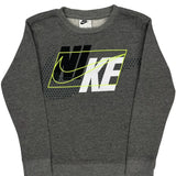 Age 6-7 Nike Sweatshirt - Large Gray Cotton Blend