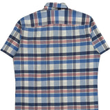 Tommy Hilfiger Checked Short Sleeve Shirt - Medium Red Cotton