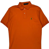 Polo By Ralph Lauren Polo Shirt - Small Orange Cotton