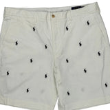 Polo By Ralph Lauren Chino Shorts - 38W 9L White Cotton