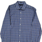 Tommy Hilfiger Checked Shirt - Large Blue Cotton