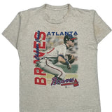 Atlanta Braves Champion Graphic T-Shirt - Medium Multicoloured Cotton