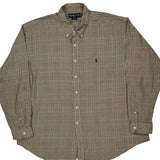 Blake Ralph Lauren Checked Shirt - 2XL Brown Cotton