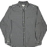 Lacoste Checked Shirt - 2XL Black & White Cotton