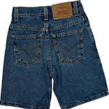 Age 7 Levis Denim Shorts - Smallw 6L Blue Cotton