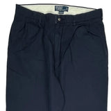 Polo By Ralph Lauren Trousers - 34W 27L Navy Cotton