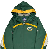 Packers Reebok Nfl Jacket - Medium Green Polyester
