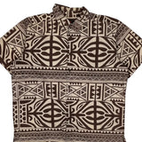 Quiksilver Hawaiian Shirt - 2XL Brown Cotton